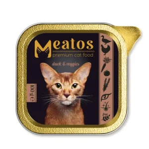 Tovární Cena Meatos Cat Duck & Vegetable 100 g
