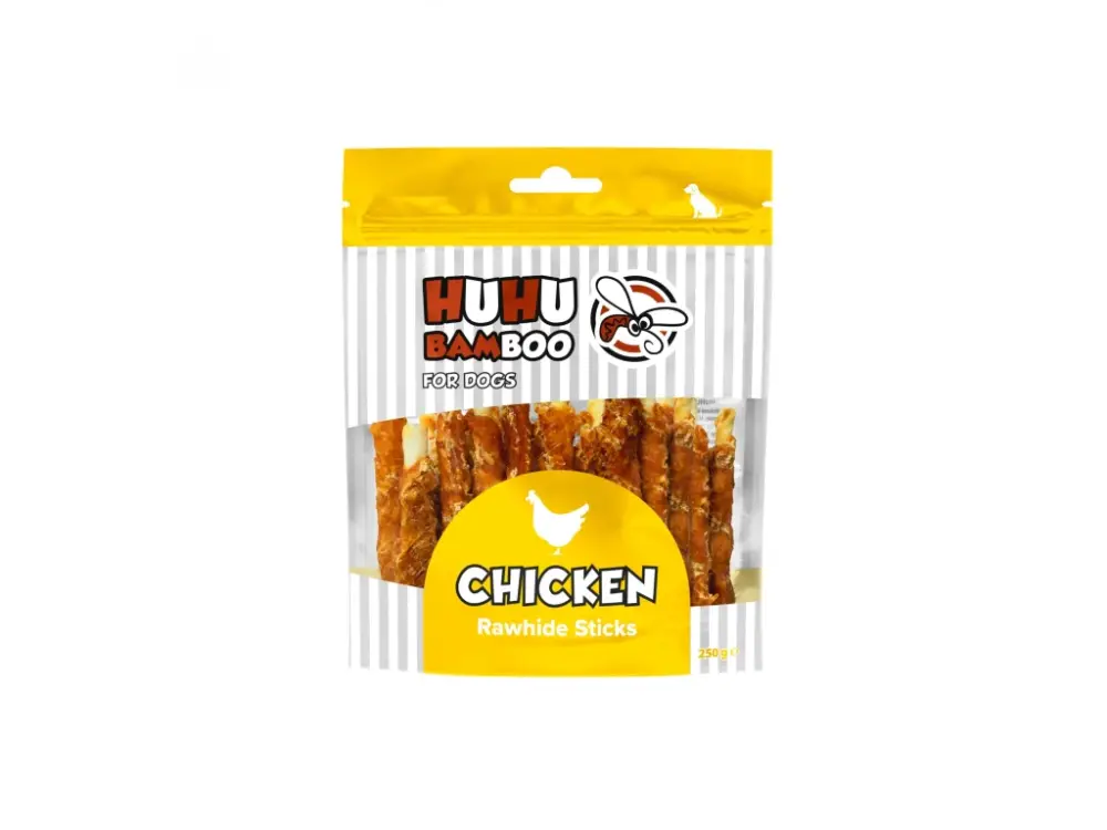 Nízká Cena Huhubamboo tyčinka z buvolí kůže s kuřecím 250 g
