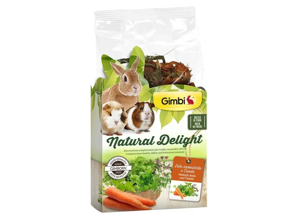 Nová Kolekce Gimi Natural Delight bylinky+mrkev 100g