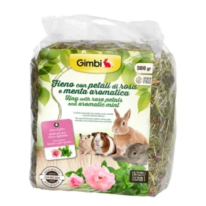 GIMBI krmné seno s růží 15l/500g Originální