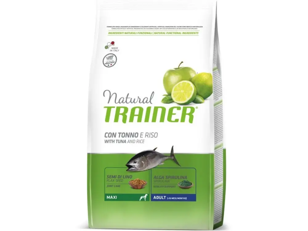 Bezpečná Platba TRAINER Natural Dog Maxi Adult ryba a rýže 12kg