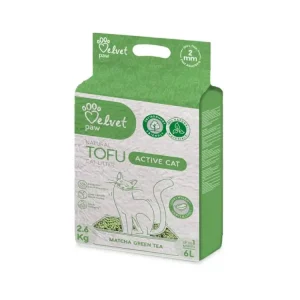Vrácení Zdarma Podestýlka cat Velvet Paw Tofu Active cat 6l / 2,6kg
