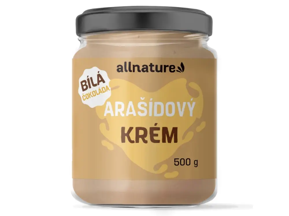 Dokud Zásoby Vydrží Allnature Arašídový krém s bílou čokoládou 500 g