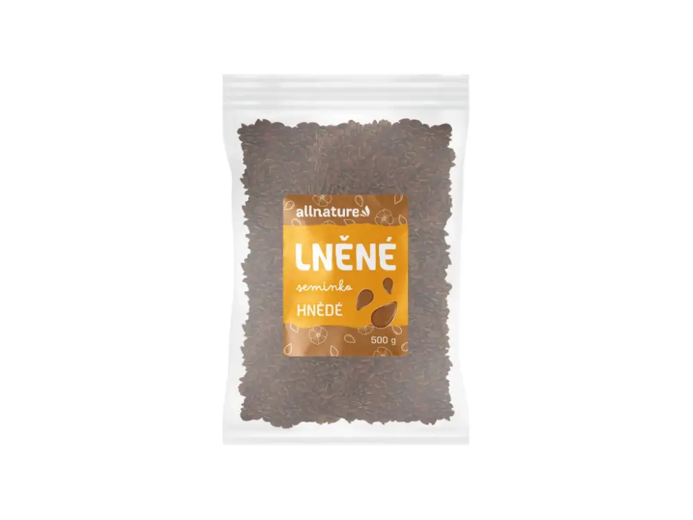 Cenový Hit Allnature Lněné semínko hnědé 500 g