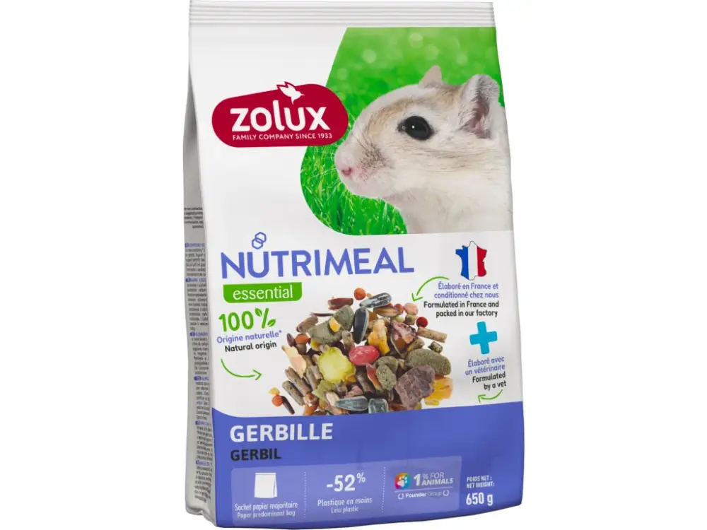 Krmivo pro pískomily NUTRIMEAL mix 650g Zolux Nakupujte Hned