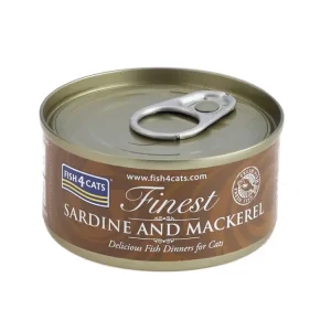 FISH4CATS Konzerva pro kočky Finest sardinka s makrelou 70 g Cenová Bomba