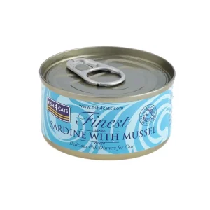 FISH4CATS Konzerva pro kočky Finest sardinka s mušlemi 70 g Vrácení Zdarma