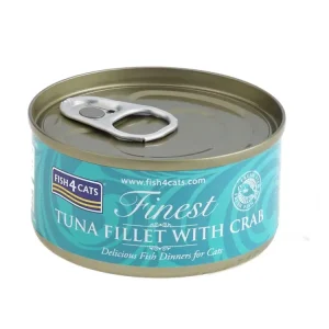 FISH4CATS Konzerva pro kočky Finest tuňák s krabem 70 g Oblíbený