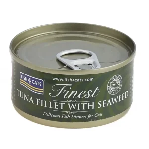 FISH4CATS Konzerva pro kočky Finest tuňák s mořskými řasami 70 g Horká Nabídka