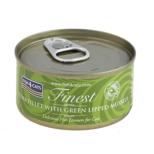 Levný FISH4CATS Konzerva pro kočky Finest tuňák s mušlemi 70 g