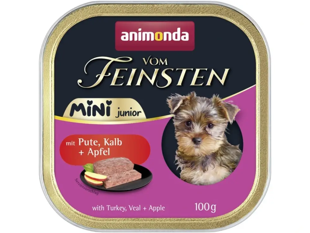 Animonda paštika Vom Feinsten MINI Junior krůta, telecí 100g Výhodná Nabídka