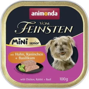 Animonda paštika Vom Feinsten MINI Senior kuře, králík 100g Autentický