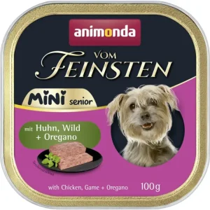 Animonda paštika Vom Feinsten MINI Senior kuře, zvěřina 100g Jen Po Omezenou Doba