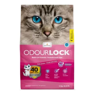 Intersand kočkolit Odour Lock - vůně dětský pudr 6kg Bezpečná Platba