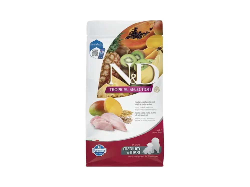 N&D TROPICAL SELECTION Dog LG Chicken Puppy Medium & Maxi 2 kg Nakupujte Hned