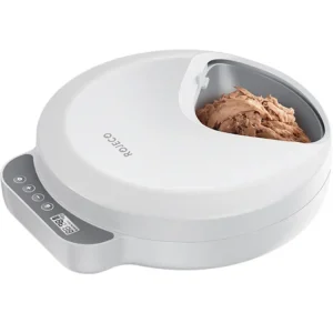 Nakupujte Hned Krmítko pro kočky Rojeco F26 4 Meals Button Version s 2 ledovými balíčky (bílé)