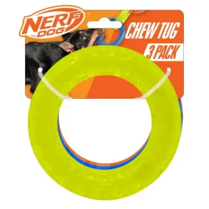 Nová Kolekce NERF DOG Hračka pro psy 3 ks průhledných kruhů se spiky EXO 12,5 cm