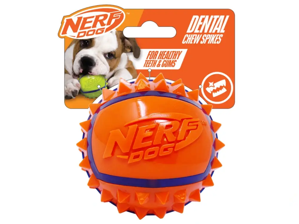 NERF DOG Hračka pro psy míček se spiky 9 cm Expresní Doručení