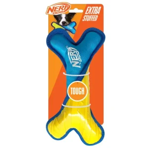 Omezená Nabídka NERF DOG Hračka pro psy odolná kost s plyšovou nylonovou výplní 28 cm