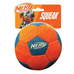Super Cena NERF DOG Hračka pro psy X-pletený pískací fotbalový míč 12,5 cm