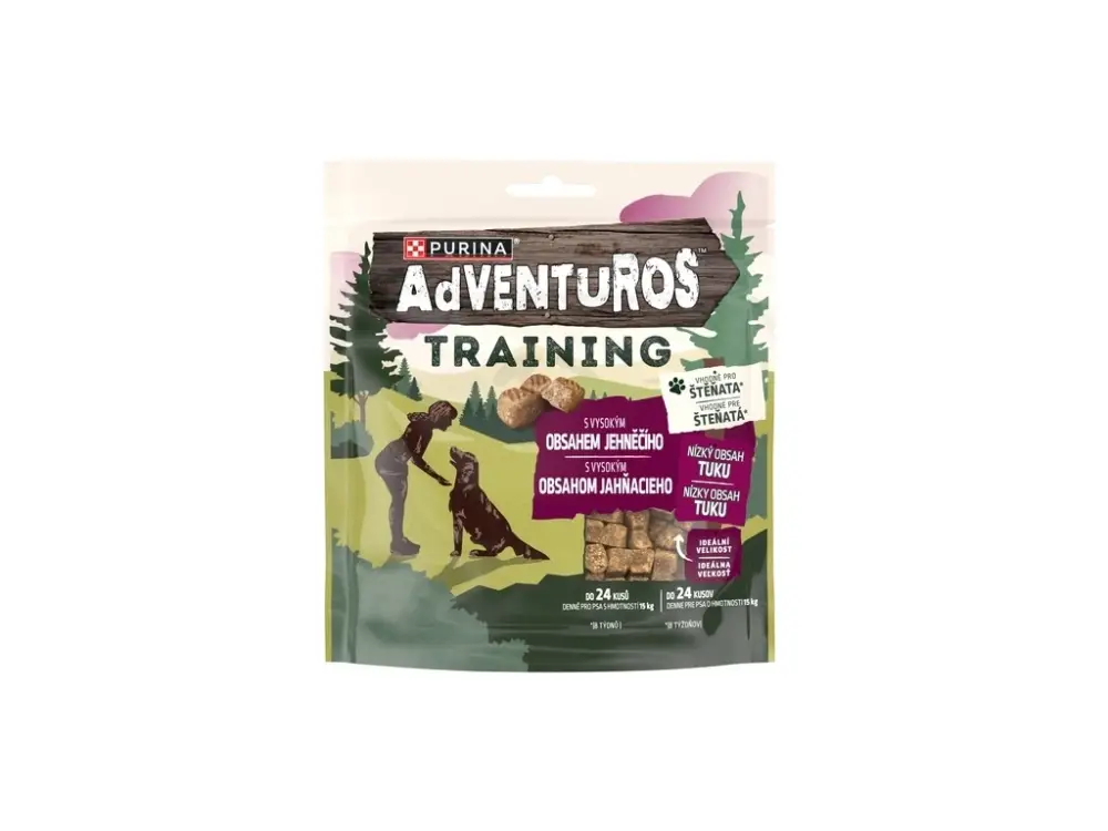 Purina Adventuros tréninkové pochoutky s příchutí jehněte 115g Sezónní Sleva