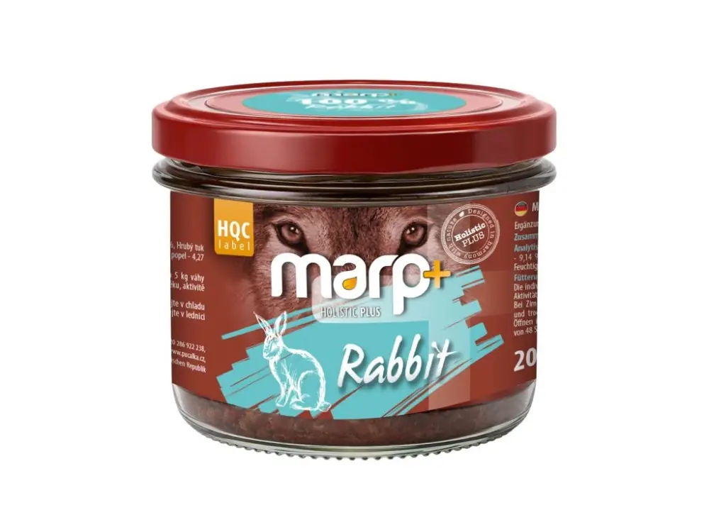 Marp 100% králík ve sklenici pro psy 200g Speciální Cena