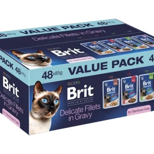 Brit Premium Cat by Nature Value Pack Sterilized 48ks Rychlé Dodání