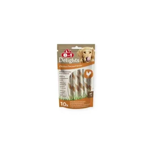 Aktuální Pochoutka 8in1 Delights Chicken Twisted Sticks 10ks