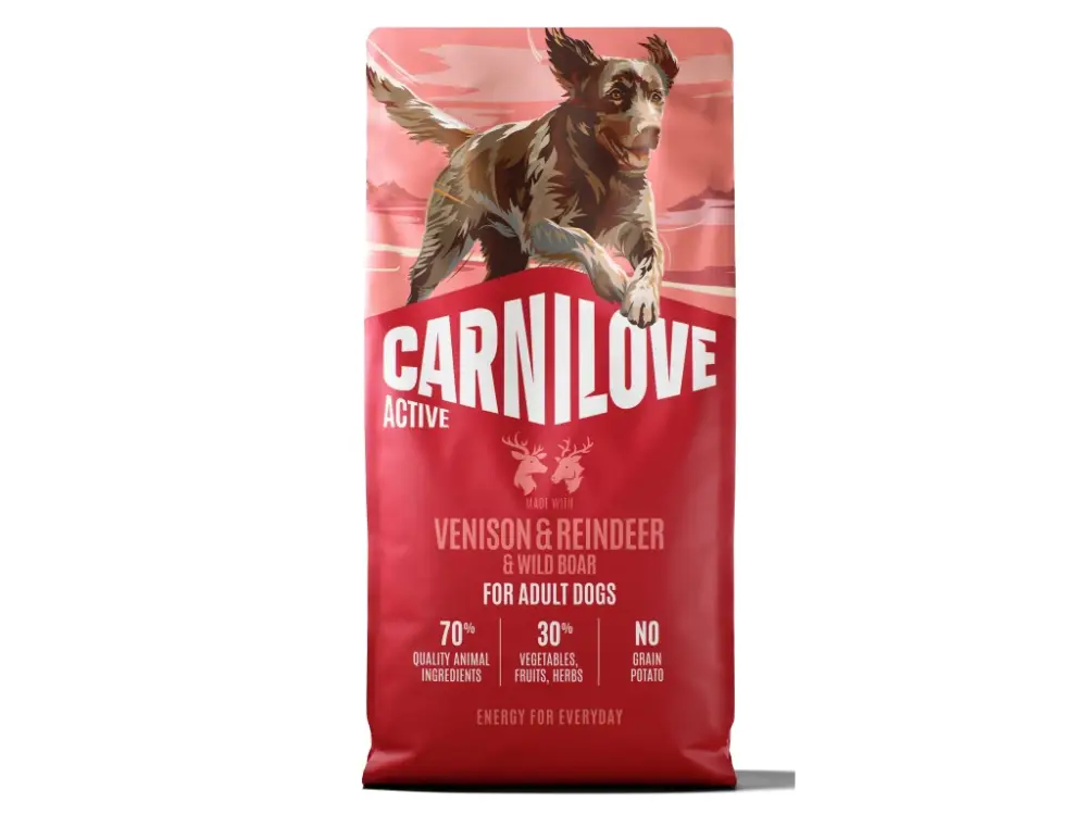 Carnilove Dog Active granule Zvěřina, sob a divočák Adult 12kg Top Prodej