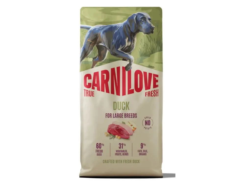 Carnilove Dog True Fresh granule Kachna Adult Large 12kg Vysoce Kvalitní
