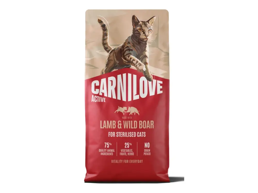 Carnilove Cat Active granule Jehněčí a divočák Sterilised Adult 6kg Koupit Online