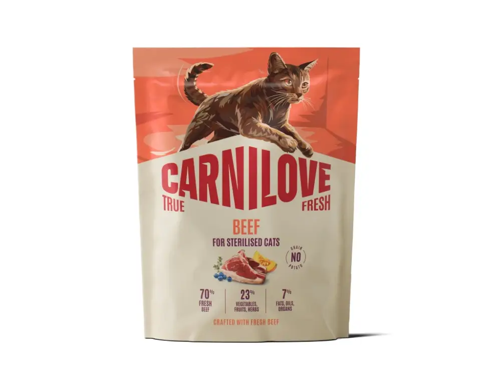 Carnilove Cat True Fresh granule Hovězí Sterilised Adult 400g Originální