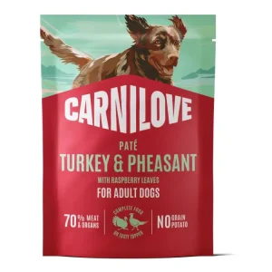Carnilove Dog Kapsa Paté Krůta a bažant + listy maliníku 300g Akční Nabídka