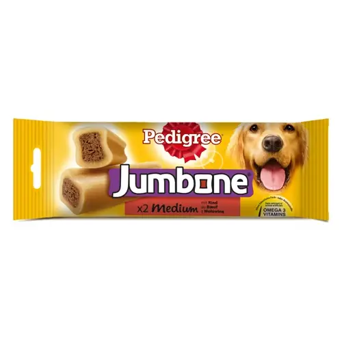 Originální PEDIGREE Jumbone (střední plemena) s hovězím masem - 180g
