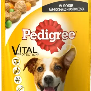 PEDIGREE Adult sáček 100g - mokré krmivo pro psy s kuřecím masem a zeleninou v omáčce Víkendová Akce