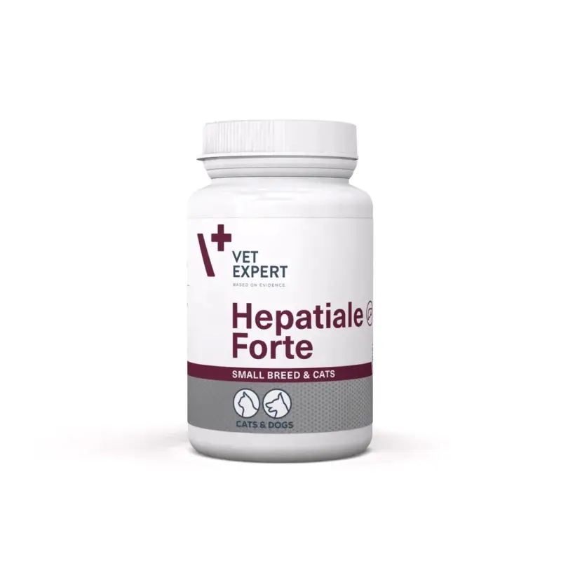 VETEXPERT Hepatiale Forte Small Breed & Cats 40 kapslí. Výprodej
