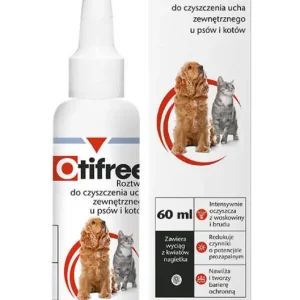 VETOQUINOL Otifree - přípravek na čištění uší 60ml Originální