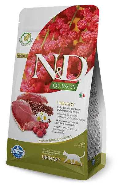 Farmina N&D Quinoa feline URINARY DUCK 300 g Výhodná Nabídka