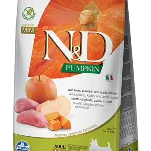 Farmina N&D Pumpkin BOAR AND APPLE DOG ADULT MINI 7kg Značkový
