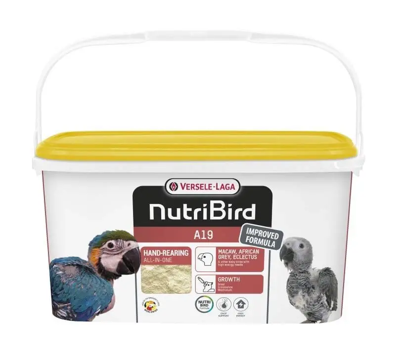 Značkový VERSELE LAGA NutriBird A19 3 kg krmivo pro ruční krmení kuřat