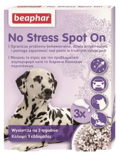 BEAPHAR No Stress Spot On pro psy 3x0,4 Víkendová Akce