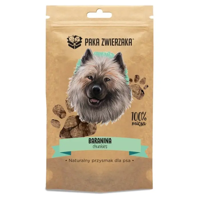 Paka Zwierzaka Chunkies 100% Skopové 70g Zlevněný