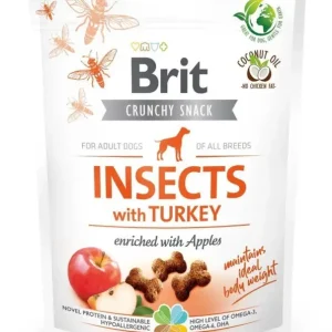 BRIT CARE Dog Crunchy Cracker Insects rich in Turkey 200g Koupit Online