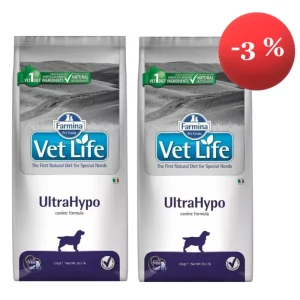 FARMINA Vet Life Dog Ultrahypo 2x12kg ZAHRNUJE-3% Tovární Cena