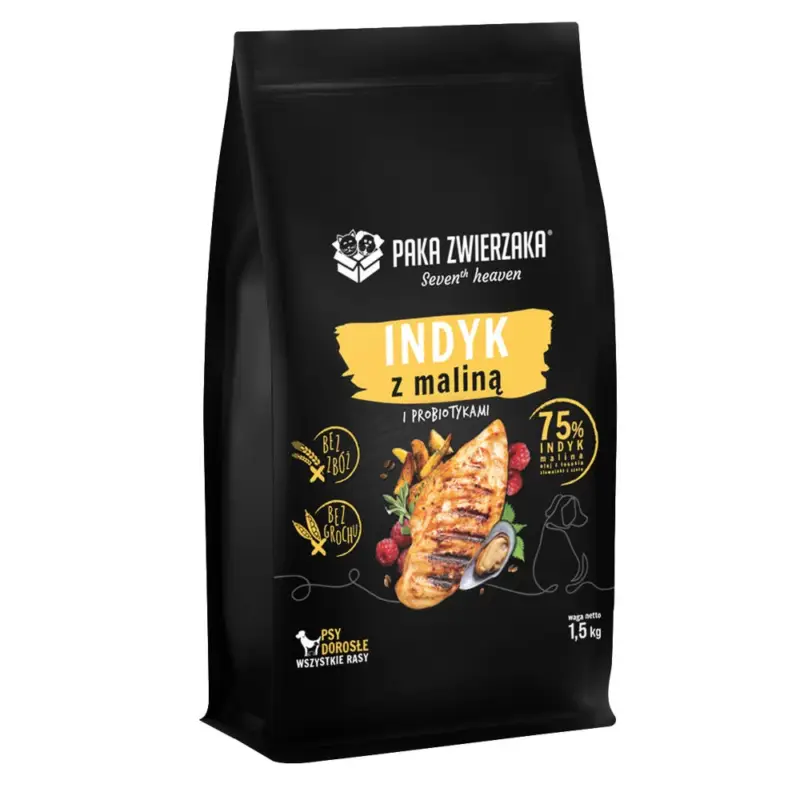 Bezpečná Platba Paka Zwierzaka - Sedmé nebe - Krůta s malinami (krůta a maliny) 1,5kg