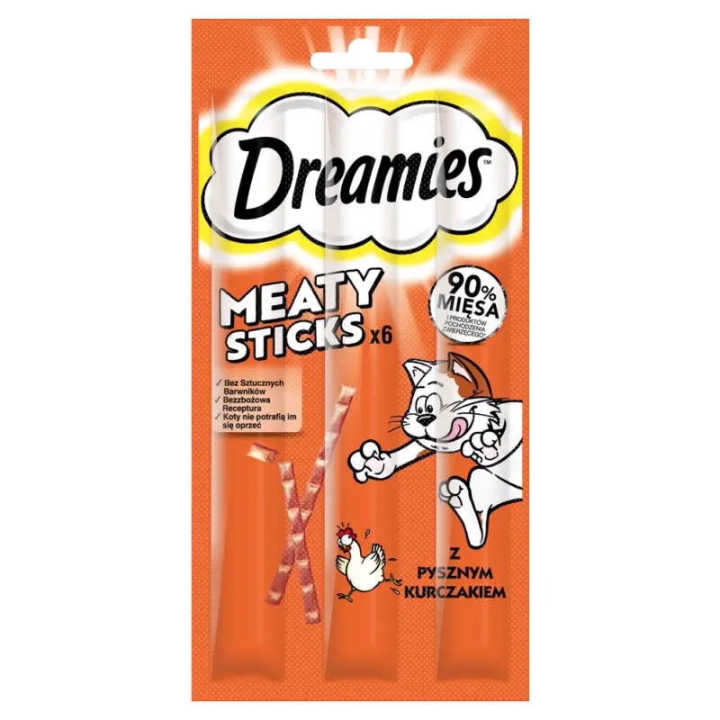 DREAMIES 30g - doplňkové krmivo pro dospělé kočky s lahodným kuřecím masem Odeslání Ihned