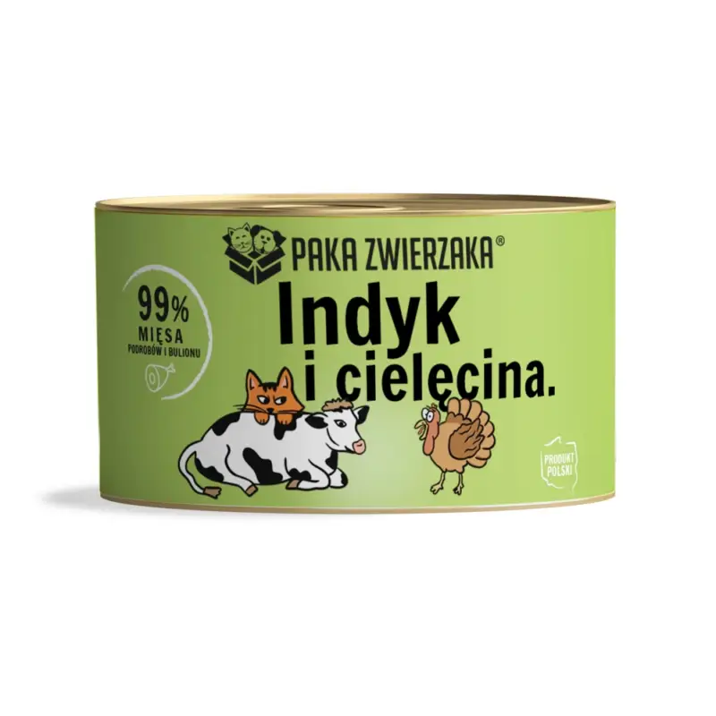 Akce Paka Zwierzaka - krůtí a telecí mokré krmivo 200g