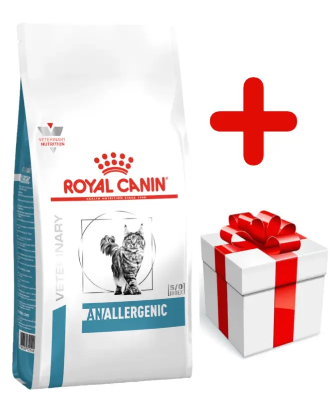 Royal Canin Veterinary Diet Feline Anallergenic 4kg + PŘEKVAPENÍ PRO KOČKU GRSTIS !!!!!!!!!! Levný