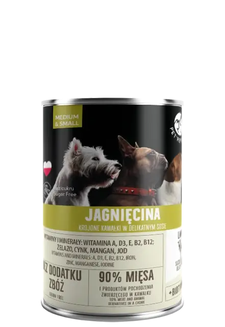 PetRepublic kousky v omáčce s jehněčím 6x400g pro psy Cenová Bomba