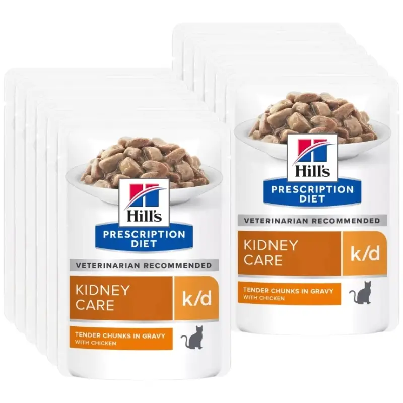 Vysoce Kvalitní HILL'S PD Prescription Diet Feline k/d chicken 12x85g